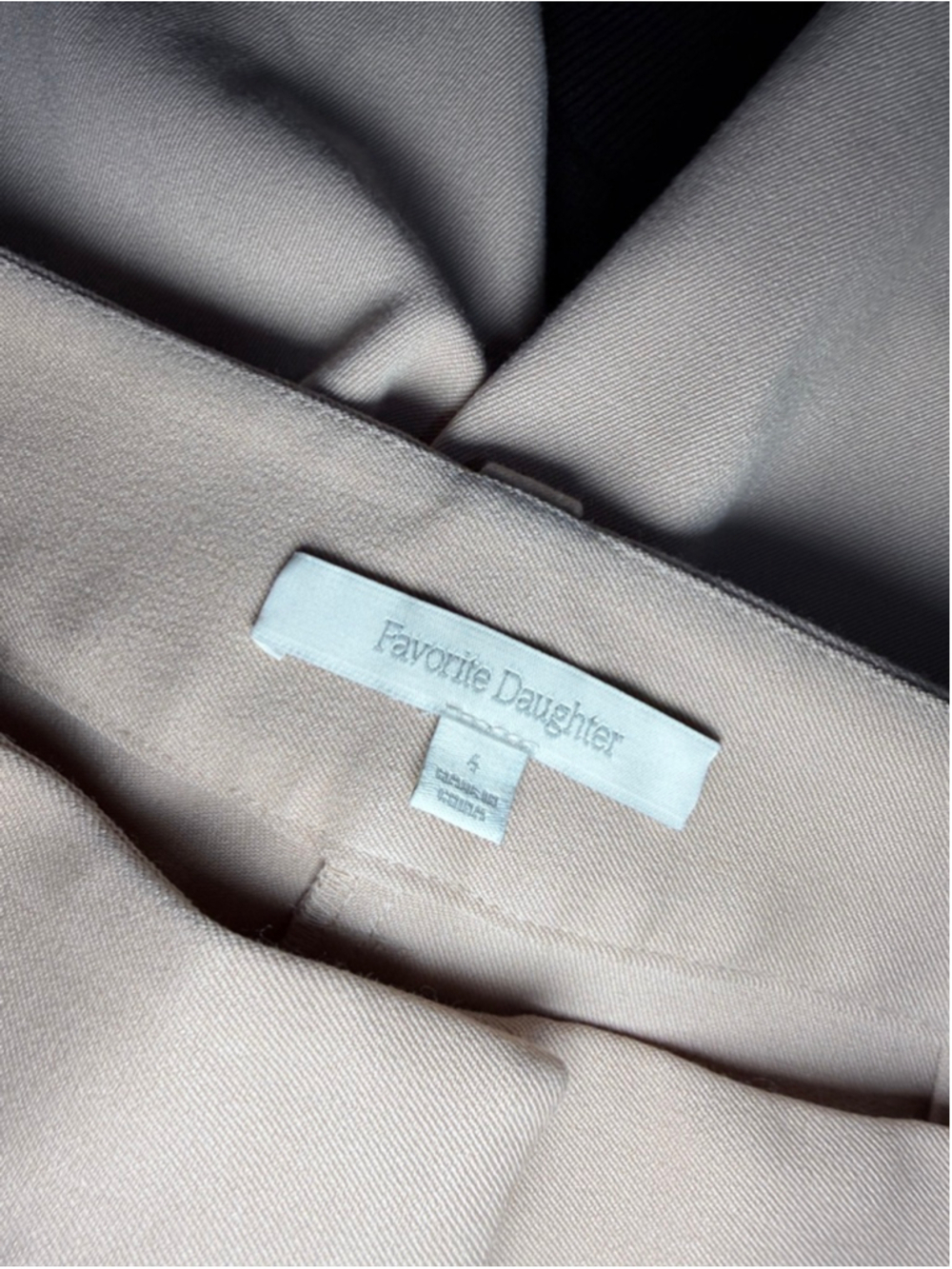 Women's Favorite Daughter the favorite pant Beige Wide Leg Pants Size 6 - Picture 8 of 10